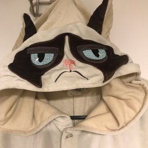 Grumpy cat kigurumi onesie